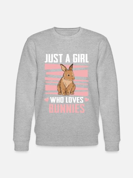 Rabbit Animal Pet Rabbit - Stanley/Stella CHANGER Unisex Organic Sweatshirt - heather grey
