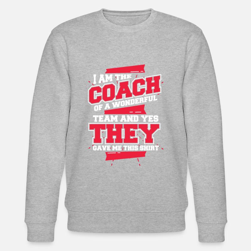 Coach Trainer - Stanley/Stella CHANGER Unisex Organic Sweatshirt - heather grey