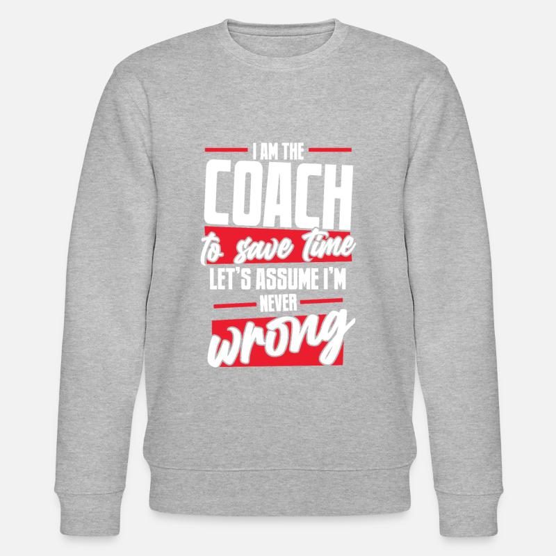 Coach Trainer - Stanley/Stella Unisex Bio-Sweatshirt CHANGER  - Grau meliert