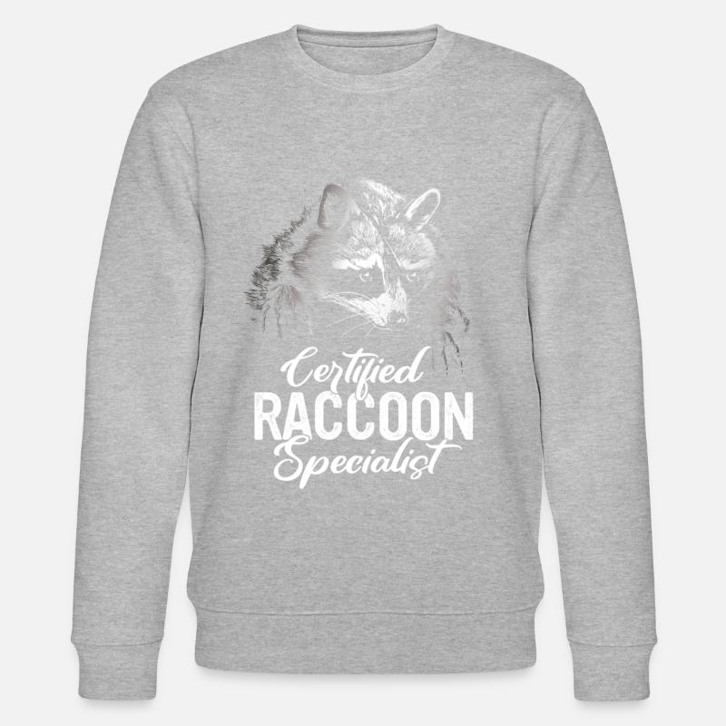 Raton laveur - Sweat bio CHANGER Stanley/Stella Unisexe - gris chiné