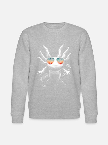 Poisson Axolotl - Sweat bio CHANGER Stanley/Stella Unisexe - gris chiné