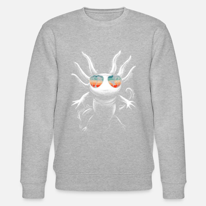 Poisson Axolotl - Sweat bio CHANGER Stanley/Stella Unisexe - gris chiné