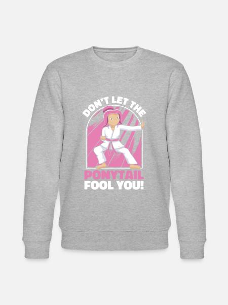 Karate Karate Fighter Martial Arts - Stanley/Stella CHANGER Unisex Organic Sweatshirt - heather grey