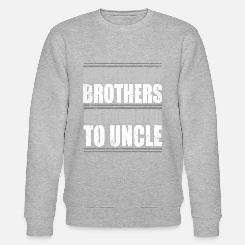 Oncle Fmie Grand-oncle Oncle - Sweat bio CHANGER Stanley/Stella Unisexe - gris chiné