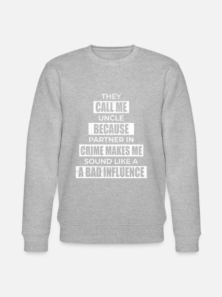 Uncle Fmilie Great-Uncle Uncle - Stanley/Stella CHANGER Unisex Organic Sweatshirt - heather grey
