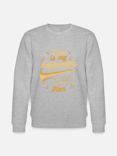 Tuba tuba player - Stanley/Stella CHANGER Unisex Organic Sweatshirt - heather grey