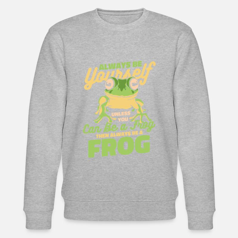 Frog Toad - Stanley/Stella CHANGER Unisex Organic Sweatshirt - heather grey