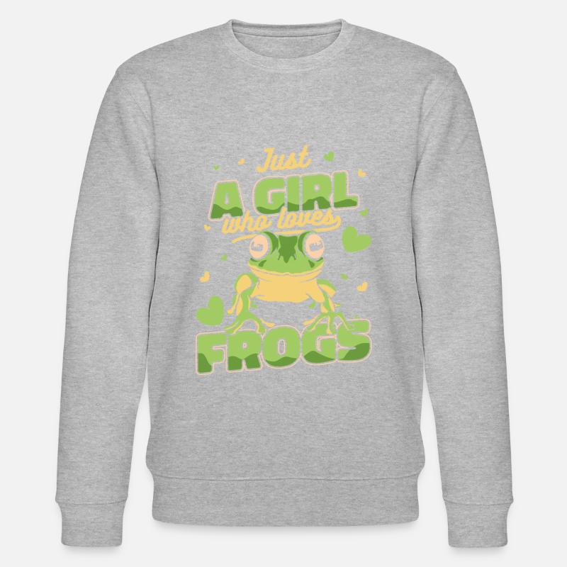 Frog Toad - Stanley/Stella CHANGER Unisex Organic Sweatshirt - heather grey