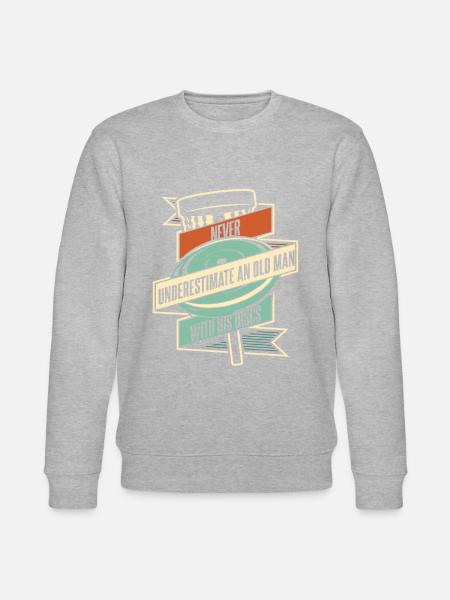 Sport Ulitmate Disc Golf - Stanley/Stella CHANGER Unisex Organic Sweatshirt - heather grey