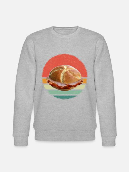 Leberkäs Bayern Leberkas Semmel Fleischkäse - Stanley/Stella CHANGER Unisex Organic Sweatshirt - heather grey