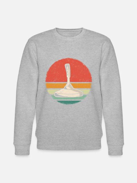 Curling Curling Curling Curling - Stanley/Stella CHANGER Unisex Organic Sweatshirt - heather grey