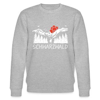 Schwarzwald Schwarzwälder Baden-Württemberg - Stanley/Stella Unisex Bio-Sweatshirt CHANGER  - Grau meliert - Vorne - Nik (191cm) & Marisol (170cm)