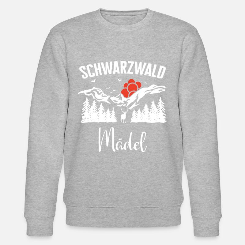 Schwarzwald Schwarzwälder Baden-Württemberg - Stanley/Stella Unisex Bio-Sweatshirt CHANGER - Grau meliert
