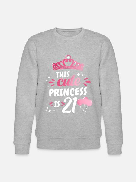 Gift 21 Years Birthday Child - Stanley/Stella CHANGER Unisex Organic Sweatshirt - heather grey