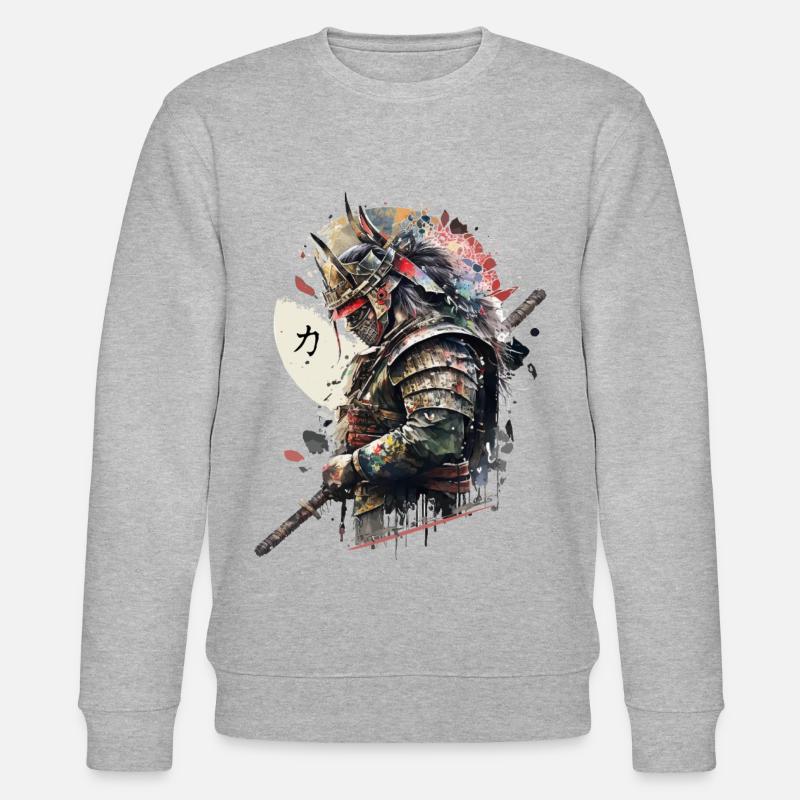 Samouraï - Sweat bio CHANGER Stanley/Stella Unisexe - gris chiné