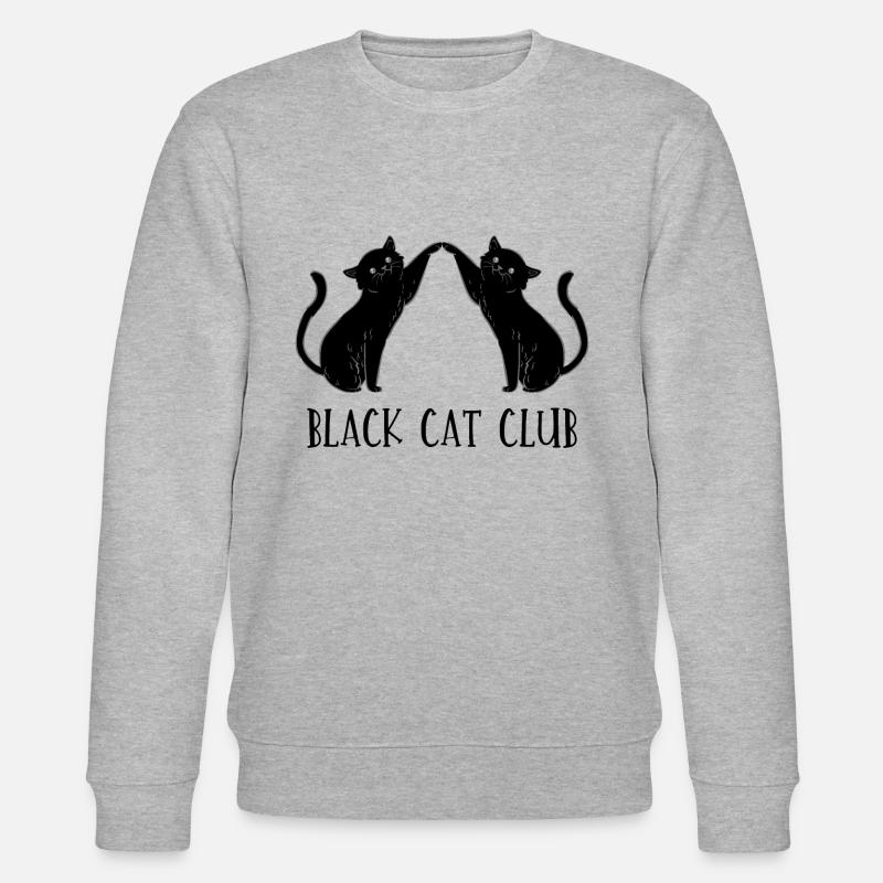 club de chat noir - Sweat bio CHANGER Stanley/Stella Unisexe - gris chiné