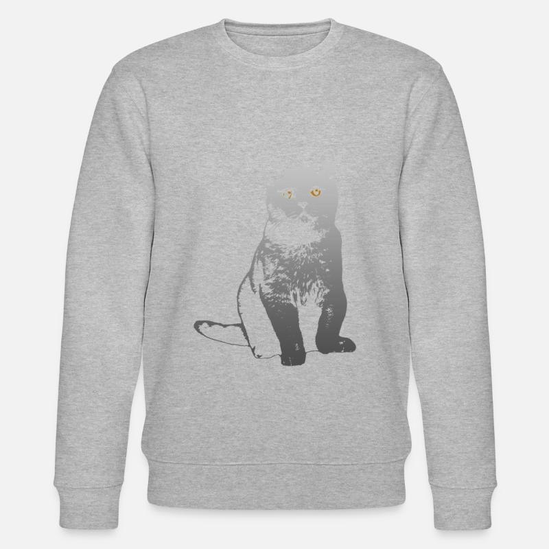 chat - Sweat bio CHANGER Stanley/Stella Unisexe - gris chiné