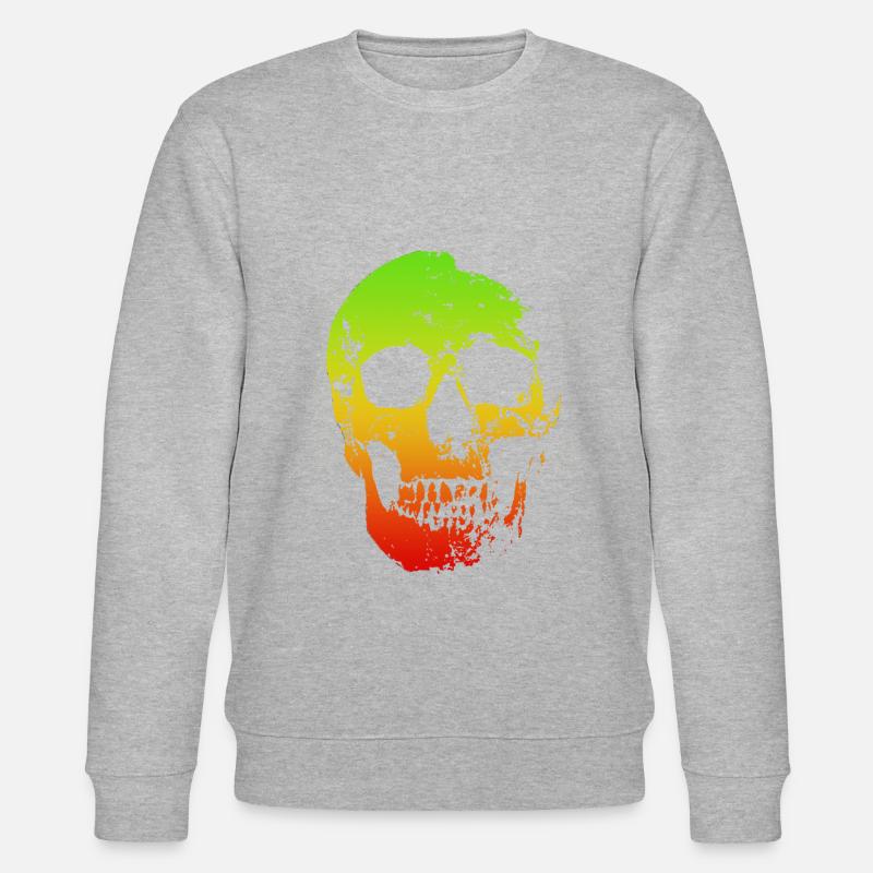 Skull - Stanley/Stella CHANGER Unisex Organic Sweatshirt - heather grey