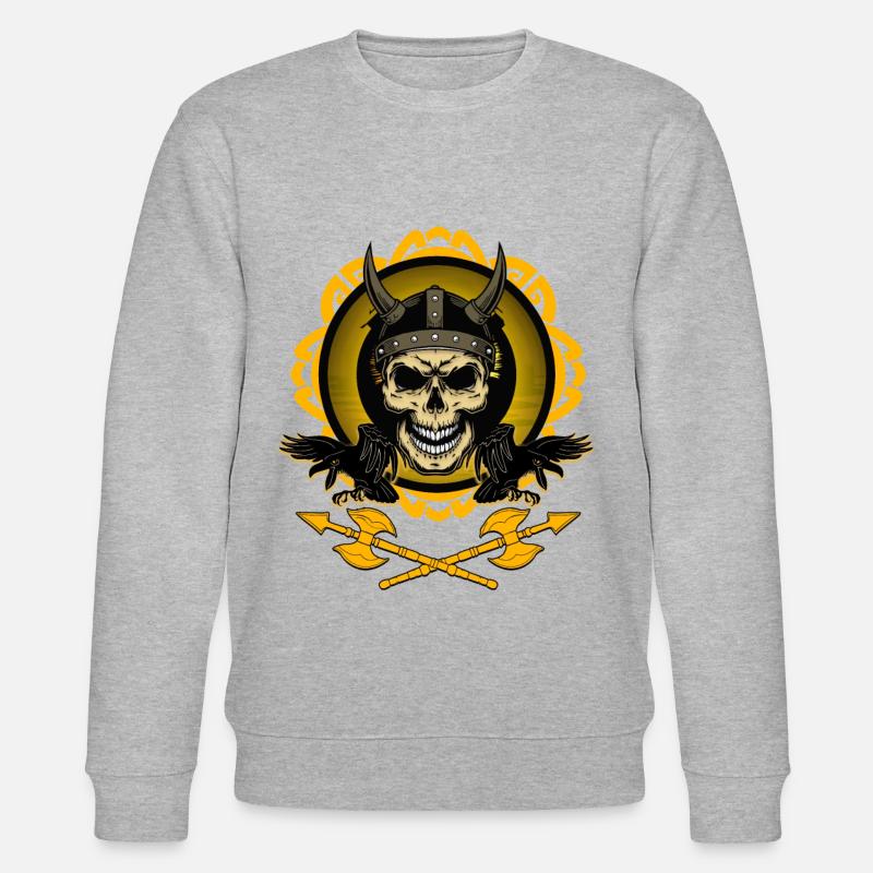 VIKINGS - Stanley/Stella Unisex Bio-Sweatshirt CHANGER  - Grau meliert