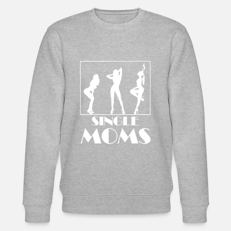 Mamans célibataires - Sweat bio CHANGER Stanley/Stella Unisexe - gris chiné