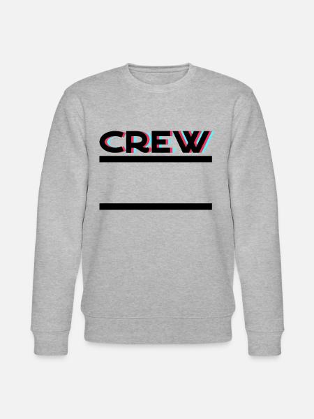 Crew Team Frame - Stanley/Stella CHANGER Unisex Organic Sweatshirt - heather grey