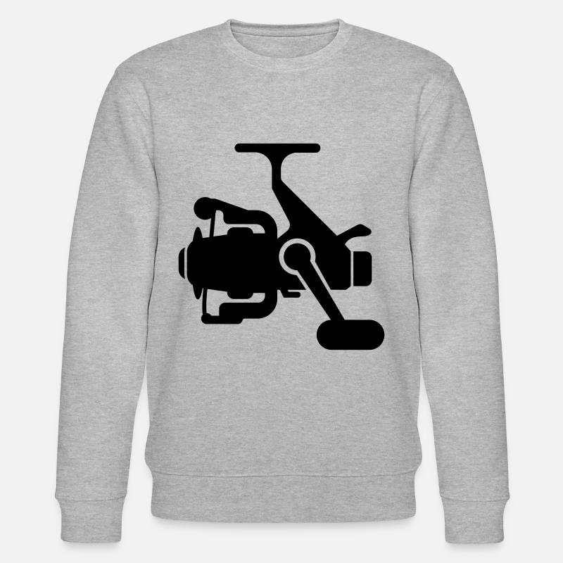 Angelrolle Symbol icon - Stanley/Stella Unisex Bio-Sweatshirt CHANGER  - Grau meliert
