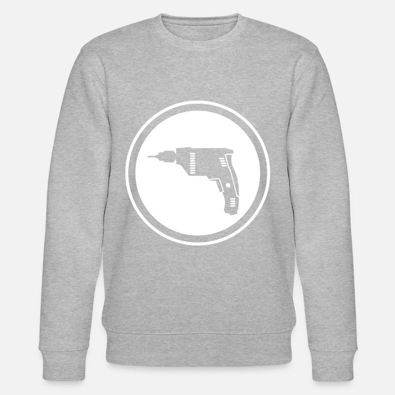 Bohrmaschine - Stanley/Stella Unisex Bio-Sweatshirt CHANGER  - Grau meliert