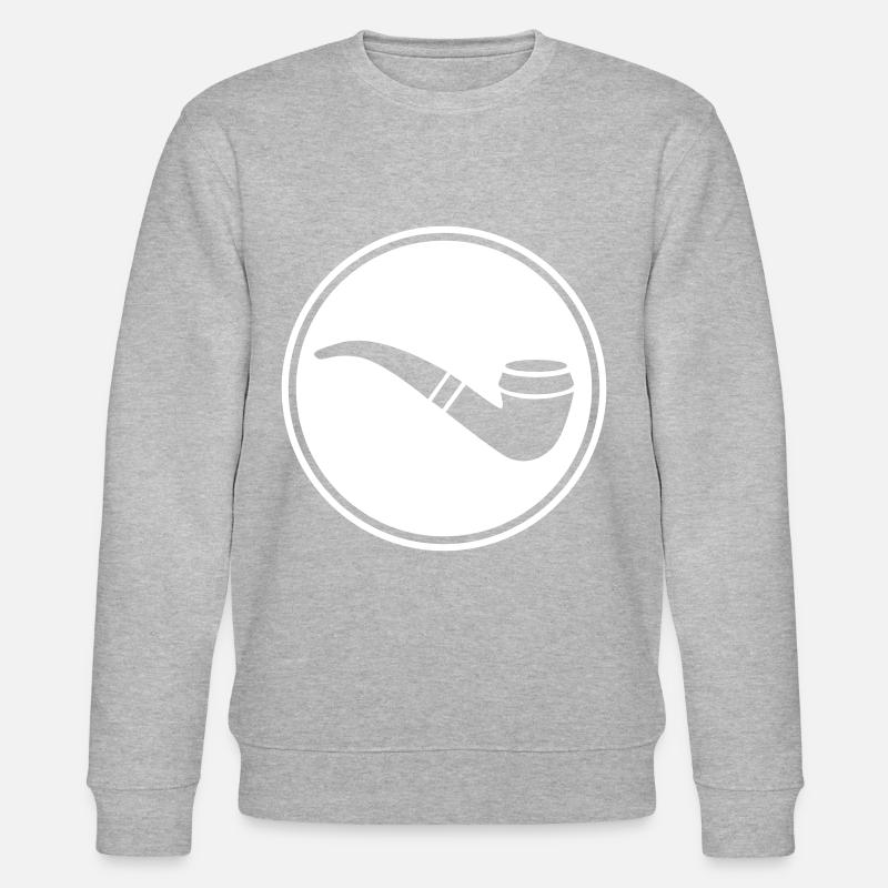 Fumer une pipe - Sweat bio CHANGER Stanley/Stella Unisexe - gris chiné