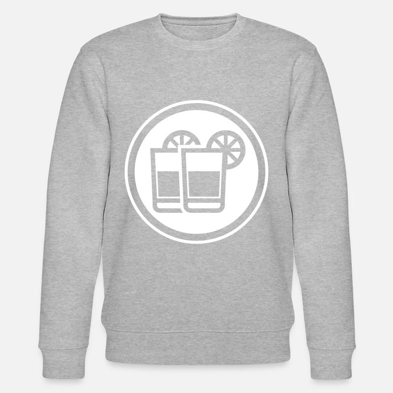 Icône de cocktail - Sweat bio CHANGER Stanley/Stella Unisexe - gris chiné