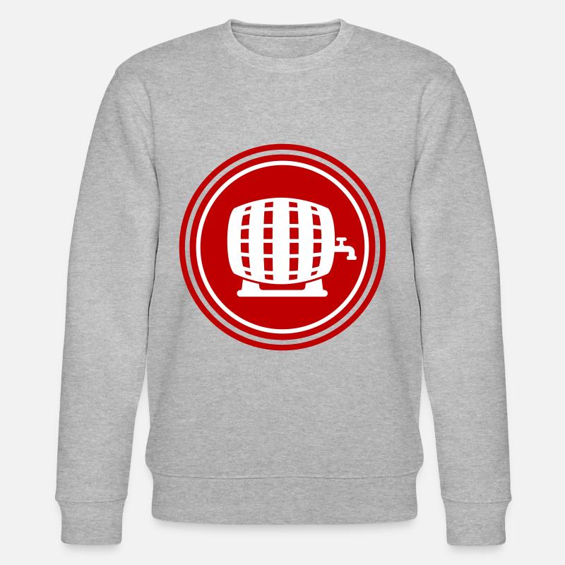 Bierfass - Stanley/Stella Unisex Bio-Sweatshirt CHANGER  - Grau meliert