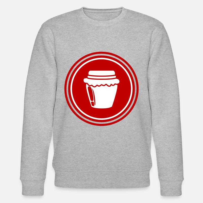 Honig symbol Imker - Stanley/Stella Unisex Bio-Sweatshirt CHANGER  - Grau meliert