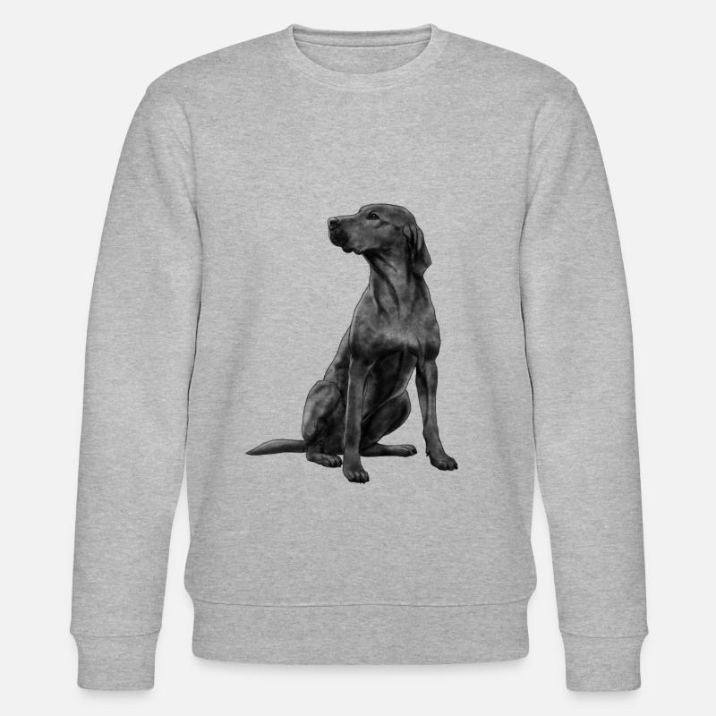 Rhodesian Ridgeback chien assis - Sweat bio CHANGER Stanley/Stella Unisexe - gris chiné
