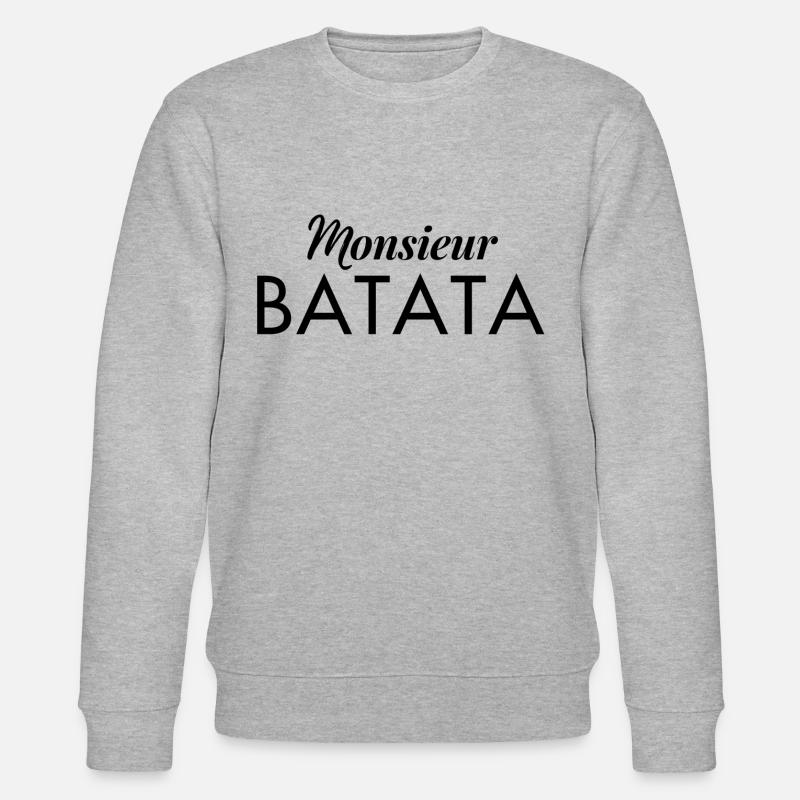 Mr BATATA - Stanley/Stella CHANGER Unisex Organic Sweatshirt - heather grey