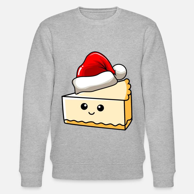 Cheesecake Noël BD Noël - Sweat bio CHANGER Stanley/Stella Unisexe - gris chiné
