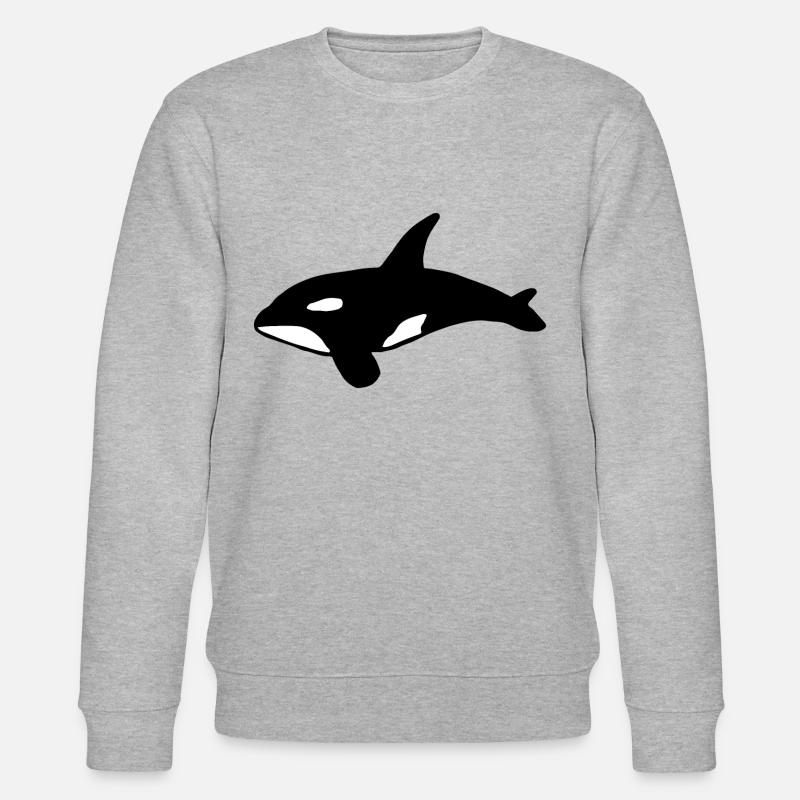Whale - Stanley/Stella CHANGER Unisex Organic Sweatshirt - heather grey