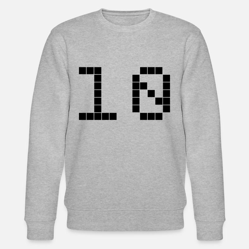 Numéro 10 - Sweat bio CHANGER Stanley/Stella Unisexe - gris chiné