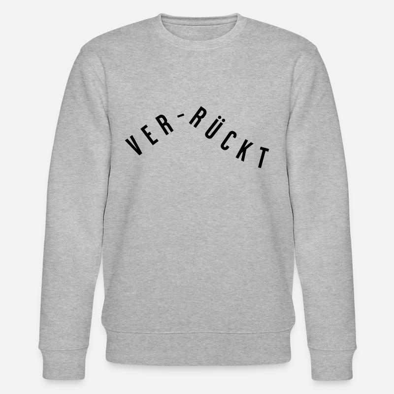ver-rückt - Stanley/Stella Unisex Bio-Sweatshirt CHANGER  - Grau meliert