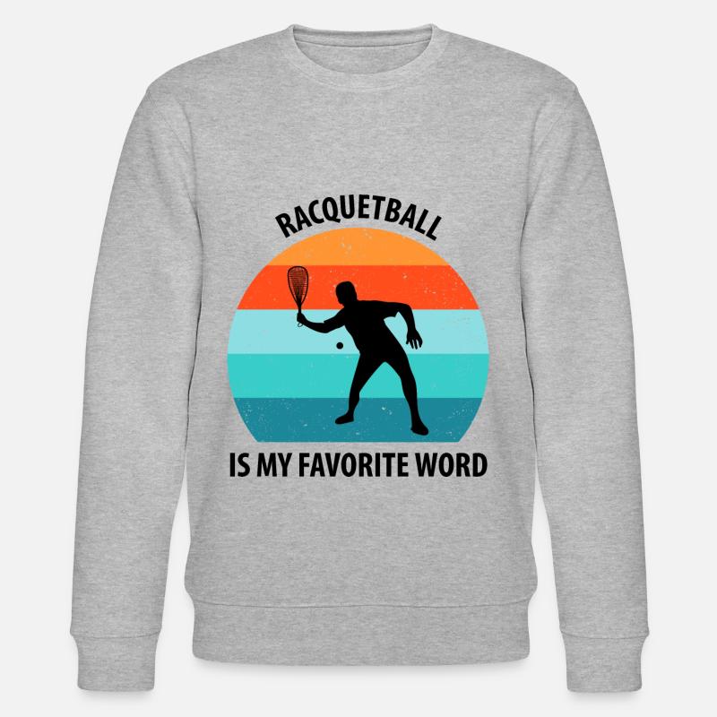 Racqueetball - Sweat bio CHANGER Stanley/Stella Unisexe - gris chiné