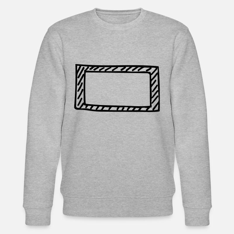 Rahmen - Stanley/Stella Unisex Bio-Sweatshirt CHANGER  - Grau meliert