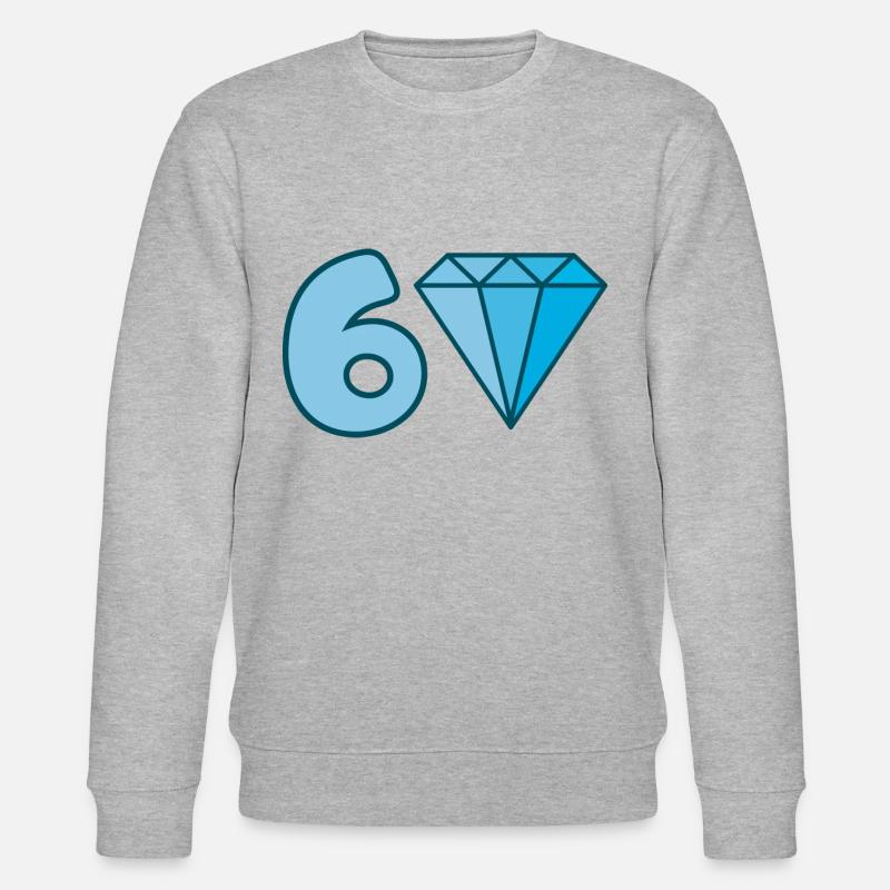 Diamant du 60e anniversaire - Sweat bio CHANGER Stanley/Stella Unisexe - gris chiné