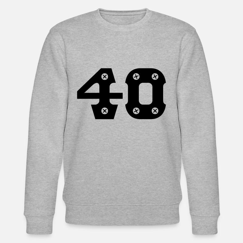 40e anniversaire - Sweat bio CHANGER Stanley/Stella Unisexe - gris chiné
