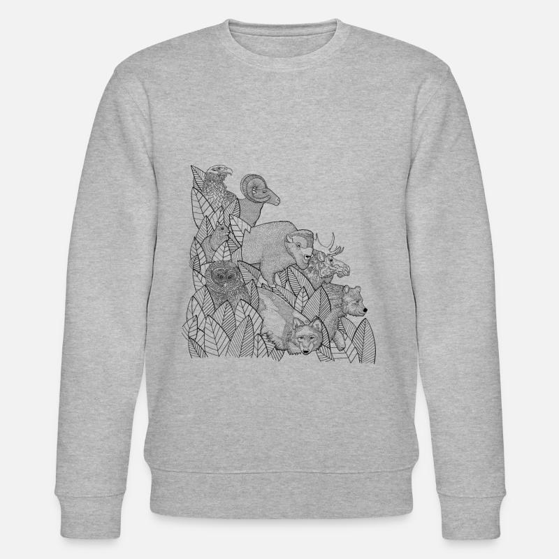 Be Wild - Stanley/Stella CHANGER Unisex Organic Sweatshirt - heather grey