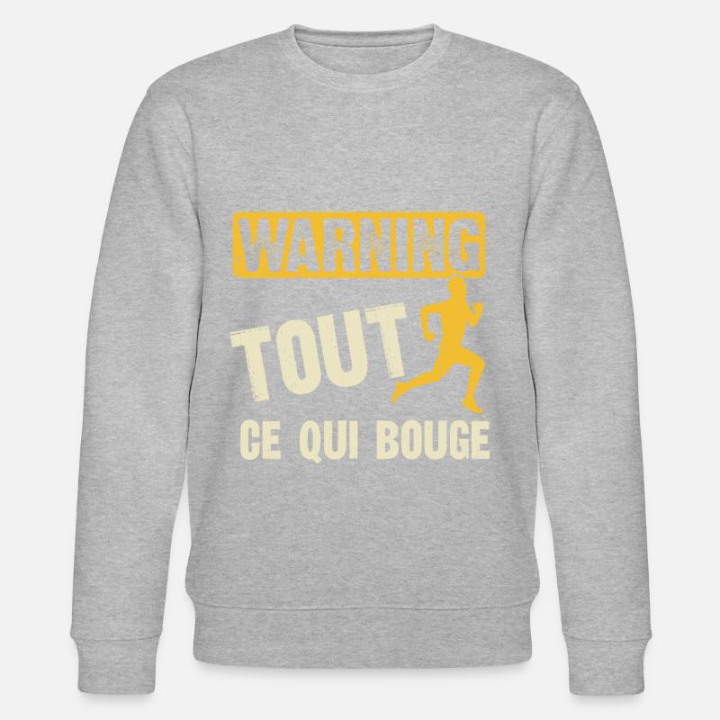 tout ce qui bouge - Sweat bio CHANGER Stanley/Stella Unisexe - gris chiné