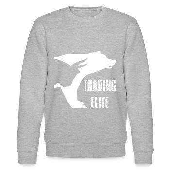 TRADING ELITE - Stanley/Stella Unisex Bio-Sweatshirt CHANGER  - Grau meliert - Vorne - Nik (191cm) & Marisol (170cm)