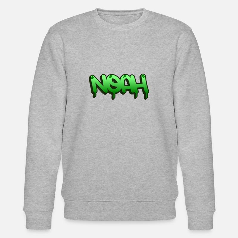 Graffiti prénom Noah - Sweat bio CHANGER Stanley/Stella Unisexe - gris chiné