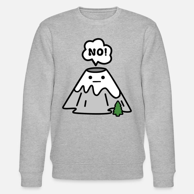 Volca-no - Sweat bio CHANGER Stanley/Stella Unisexe - gris chiné