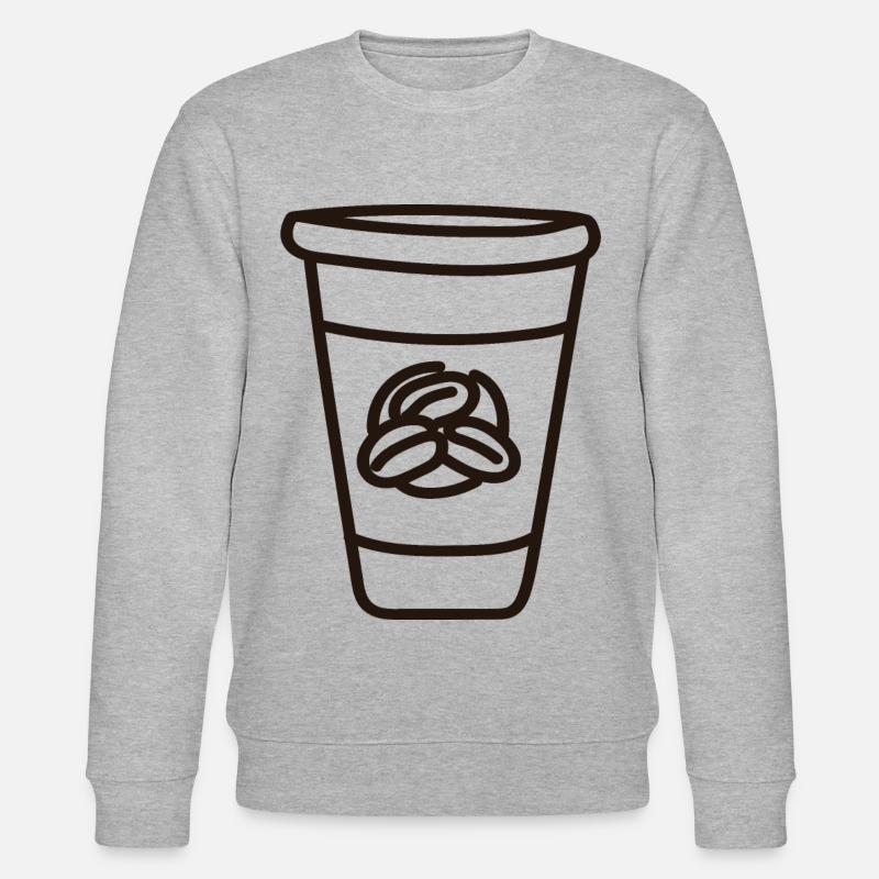 Kaffeebecher - Stanley/Stella Unisex Bio-Sweatshirt CHANGER  - Grau meliert