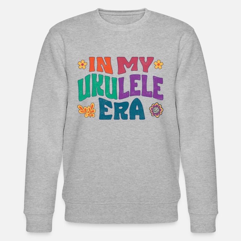 À l’ère du ukulélé - Sweat bio CHANGER Stanley/Stella Unisexe - gris chiné