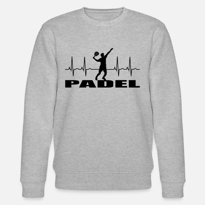 Padel - Sweat bio CHANGER Stanley/Stella Unisexe - gris chiné