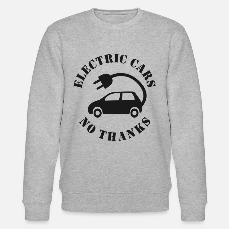 Voitures électriques Non merci - Sweat bio CHANGER Stanley/Stella Unisexe - gris chiné